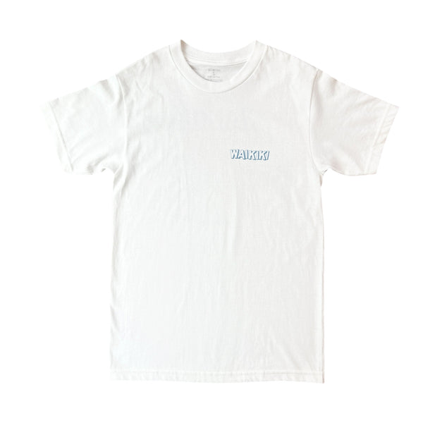 WAIKĪKĪ VIEW UNISEX TEE (BACK PRINT )