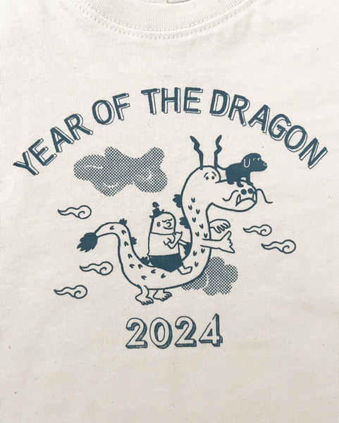 YEAR OF THE DRAGON KIDS TEE - NAVY
