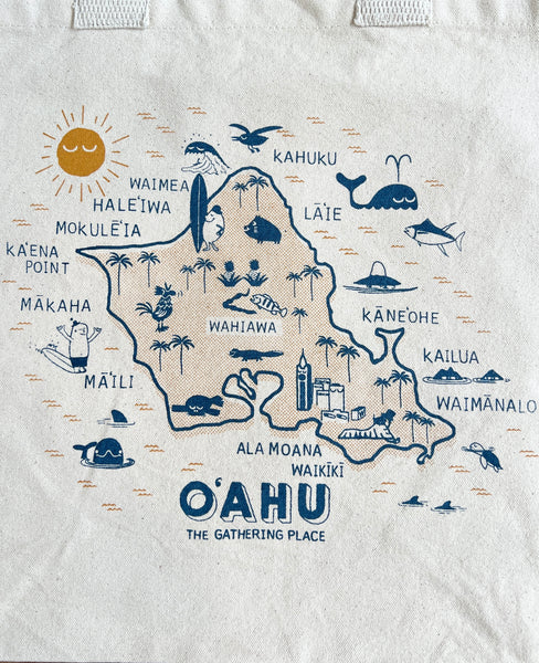 OAHU RECYCLED CANVAS TOTE