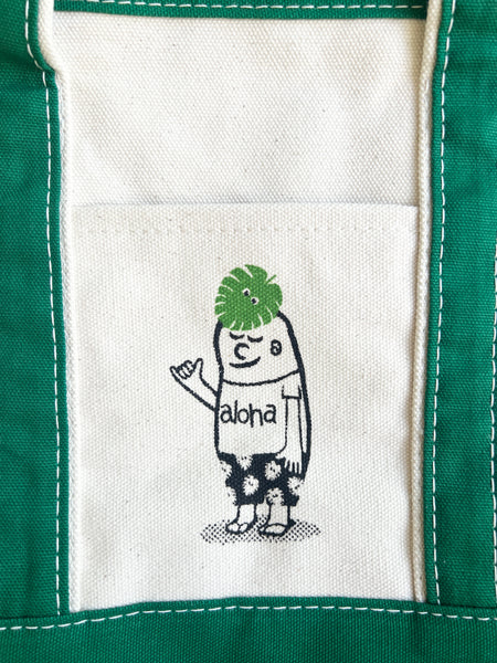 MINI TOTE BAG - MONSTERA