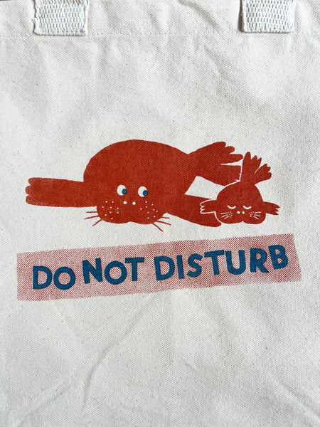 MONK SEAL RECYCLED CANVAS TOTE