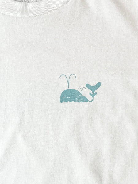 WHALES UNISEX TEE (BACK PRINT )