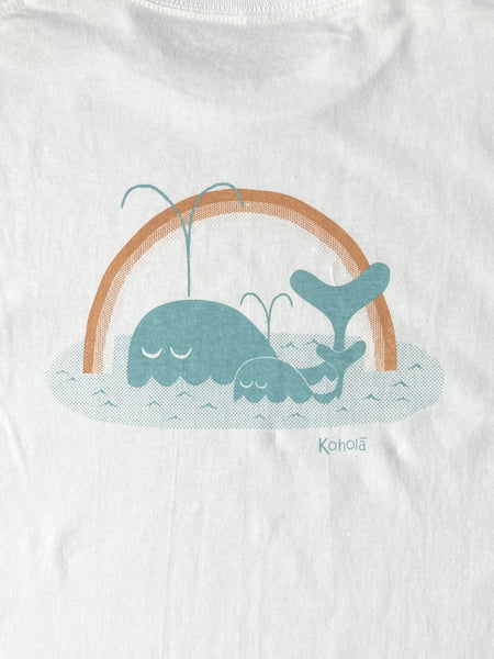WHALES UNISEX TEE (BACK PRINT )