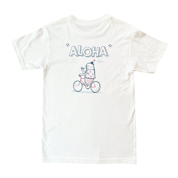 ALOHA CRUISING UNISEX TEE (BACK PRINT )