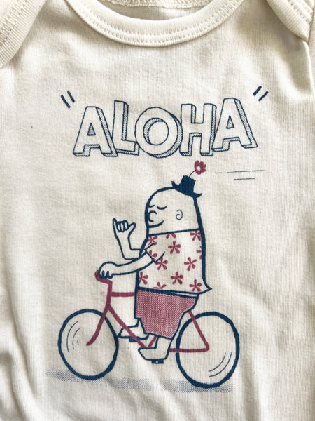 ALOHA CRUISING ONESIE