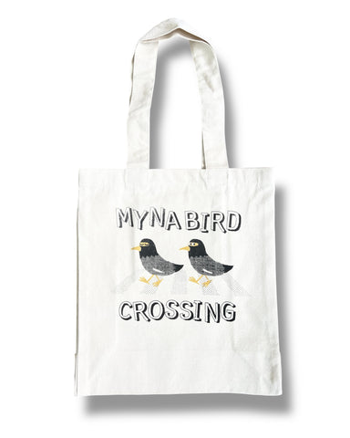 MYNA BIRD  RECYCLED CANVAS TOTE