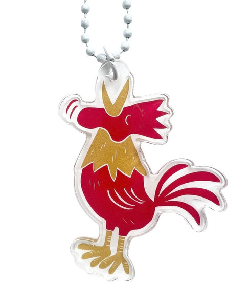 ACRYLIC KEYCHAIN -  ROOSTER