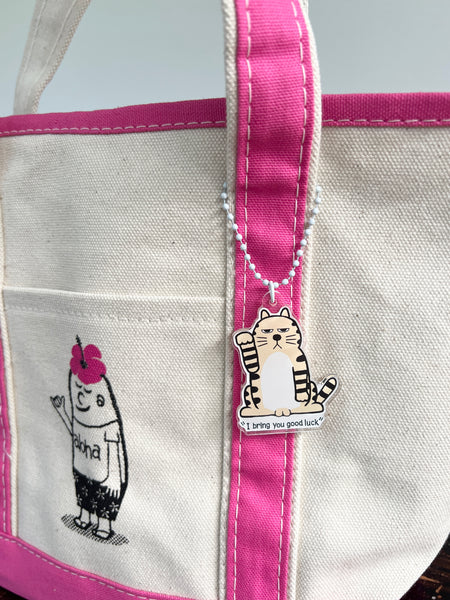 ACRYLIC KEYCHAIN -  GOOD LUCK CAT