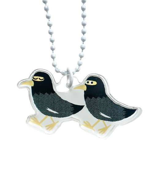 ACRYLIC KEYCHAIN -  MYNA BIRD