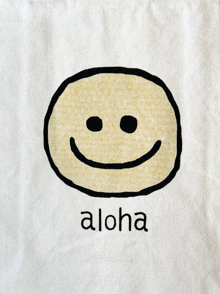 SMILE RECYCLED CANVAS TOTE
