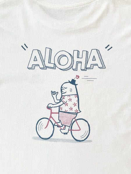 ALOHA CRUISING UNISEX TEE (BACK PRINT )