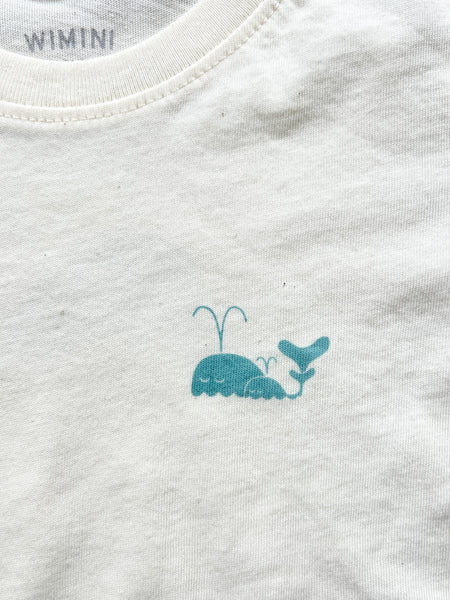 WHALE KIDS TEE (BACK PRINT)