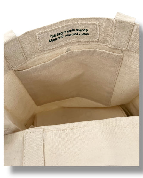 SMILE RECYCLED CANVAS TOTE