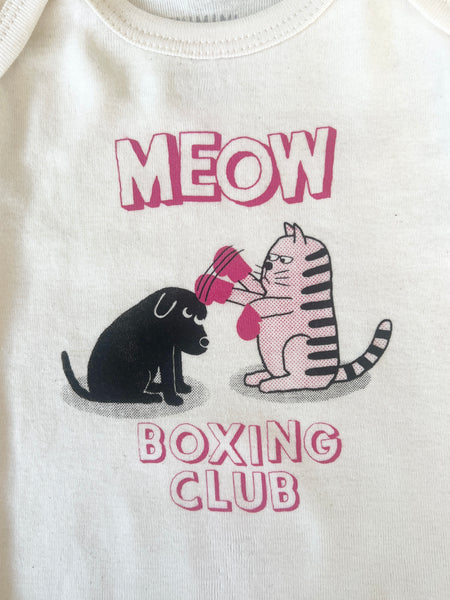 MEOW BOXING CLUB ONESIE
