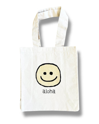 SMILE RECYCLED CANVAS TOTE