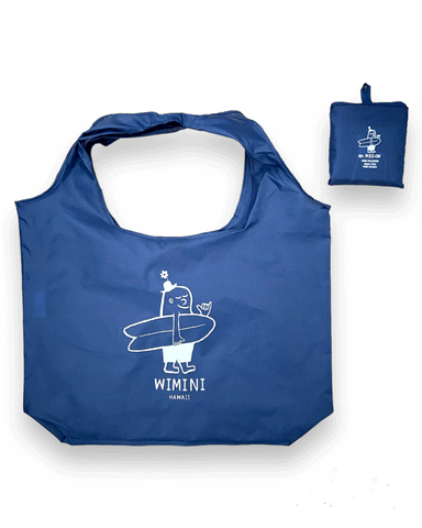 FOLDABLE SHOPPING BAG - NAVY