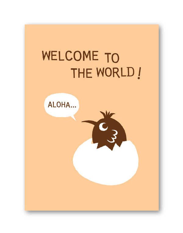 GREETING CARD - WELCOME TO THE WORLD