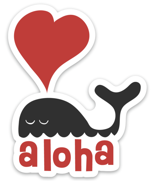 STICKER - WHALE – WIMINI HAWAII