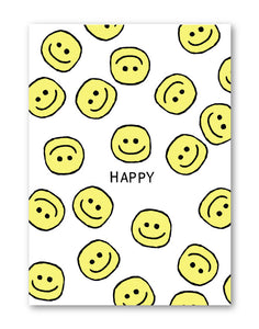 GREETING CARD - HAPPY FACE