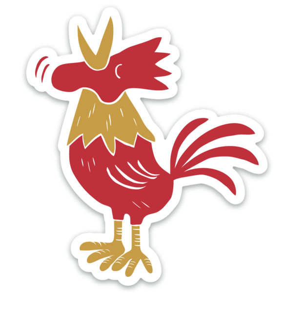STICKER - CHICKEN – WIMINI HAWAII